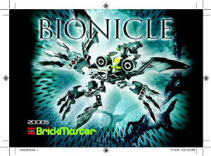 Mode d’emploi Lego set 20005 Bionicle Rahi ailé