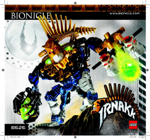 Mode d’emploi Lego set 8626 Bionicle Irnakk