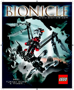 Manuale Lego set 10202 Bionicle Ultimate Dume