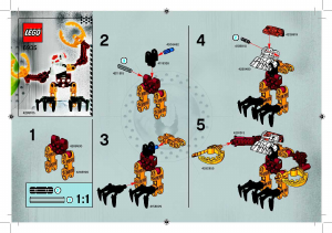 Manuale Lego set 6935 Bionicle Bad guy