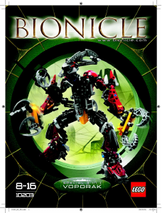 Instrukcja Lego set 10203 Bionicle Voporak