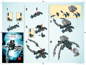 Manuale Lego set 6127 Bionicle Bad guy