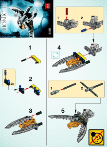 Brugsanvisning Lego set 6128 Bionicle Function