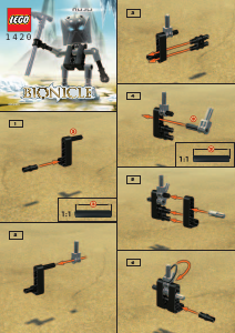 Handleiding Lego set 1420 Bionicle Nuju