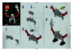 Manual Lego set 6935 Bionicle Good guy