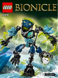 Käyttöohje Lego set 71314 Bionicle Myrskypeto