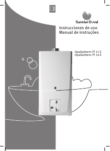 Manual de uso Saunier Duval Opaliatherm TF 14 E Caldera de gas