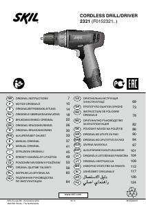 Manuale Skil 2321 AA Trapano avvitatore