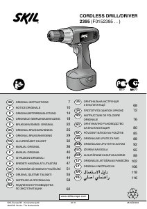 Manuale Skil 2395 AH Trapano avvitatore