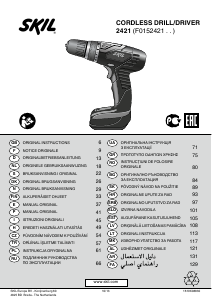 Mode d’emploi Skil 2421 AA Perceuse visseuse