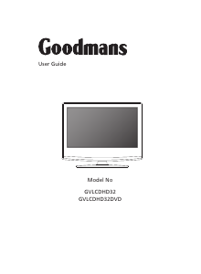 Manual Goodmans GVLCDHD32 LCD Television