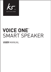 Manual KitSound Voice One Smart Speaker