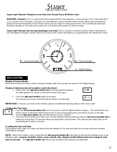 Handleiding Stauer 17468 Horloge