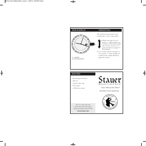 Handleiding Stauer 17961 Horloge