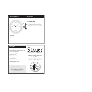 Bruksanvisning Stauer 31525 Armbandsur