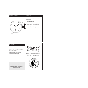 Handleiding Stauer 38630 Horloge