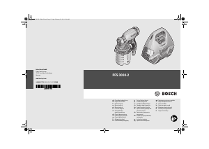 Priročnik Bosch PFS 3000-2 Razpršilnik barve