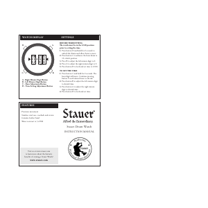 Bruksanvisning Stauer 38636 Armbandsur