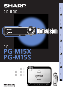 사용 설명서 샤프 PG-M15S Notevision 프로젝터