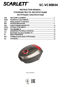 Посібник Scarlett SC-VC80B04 Пилосос