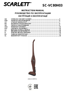 Manual Scarlett SC-VC80H03 Vacuum Cleaner