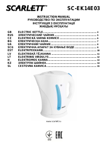 Handleiding Scarlett SC-EK14E03 Waterkoker