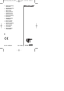 Manual Einhell BT-RH 600 Rotary Hammer