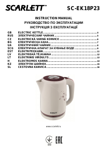 Vadovas Scarlett SC-EK18P23 Virdulys