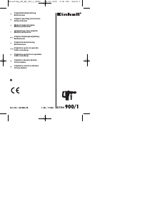 Manual Einhell BT-RH 900/1 Rotary Hammer