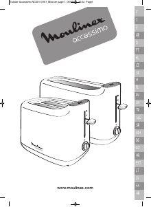 كتيب محمصة كهربائية LS100030 Accessimo Moulinex