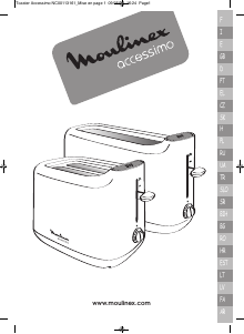 Kullanım kılavuzu Moulinex LT100030 Accessimo Ekmek kızartma makinesi