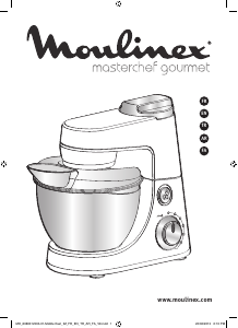 Handleiding Moulinex QA408D25 Masterchef Gourmet Standmixer