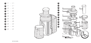 Manuale Moulinex JU585H27 Centrifuga