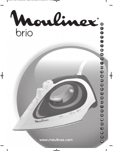 説明書 Moulinex IM3070M0 Brio アイロン