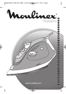 Kasutusjuhend Moulinex IM3140E0 Maestro Triikraud