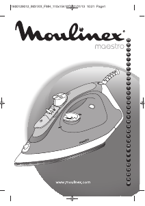 説明書 Moulinex IM3140M0 Maestro アイロン