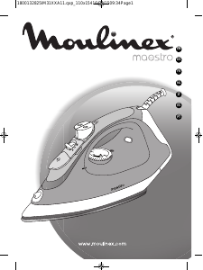 Manual Moulinex IM3166M0 Maestro Iron