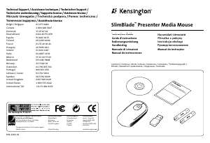 Manual Kensington 72280EU SlimBlade Rato