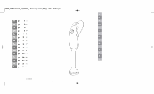 كتيب خلاط يدوي DD101141 Moulinex