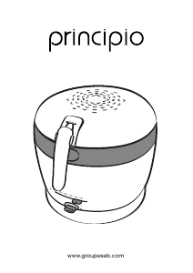 كتيب مقلاة عميقة AF100130 Principio Moulinex