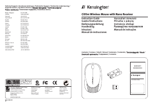 Manuale Kensington K72328EU Ci95m Mouse