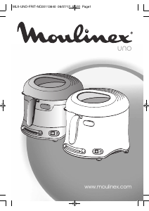 كتيب مقلاة عميقة AF123111 Uno Moulinex