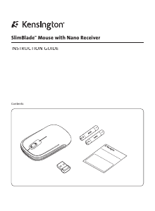 Manual Kensington K72334EU SlimBlade Mouse