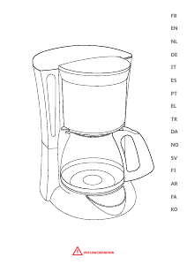 Manual Moulinex FG360D10 Máquina de café
