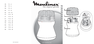 Manual de uso Moulinex AR110O27 Molinillo de café