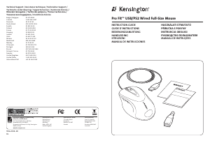 Instrukcja Kensington K72343EU Pro Fit Mysz