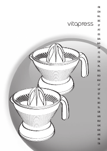 Manual Moulinex PC300127 Vitapress Storcator citrice