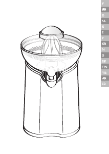 Manual Moulinex PC600046 Espremedor de citrinos