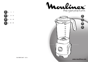 Mode d’emploi Moulinex LM240141 The Genuine Tunis Blender