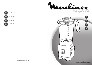 Manual Moulinex LM241141 The Genuine Blender